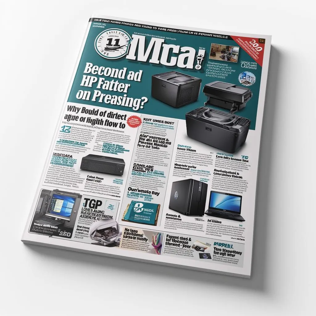 Portada de revista tecnológica reconociendo a Hp